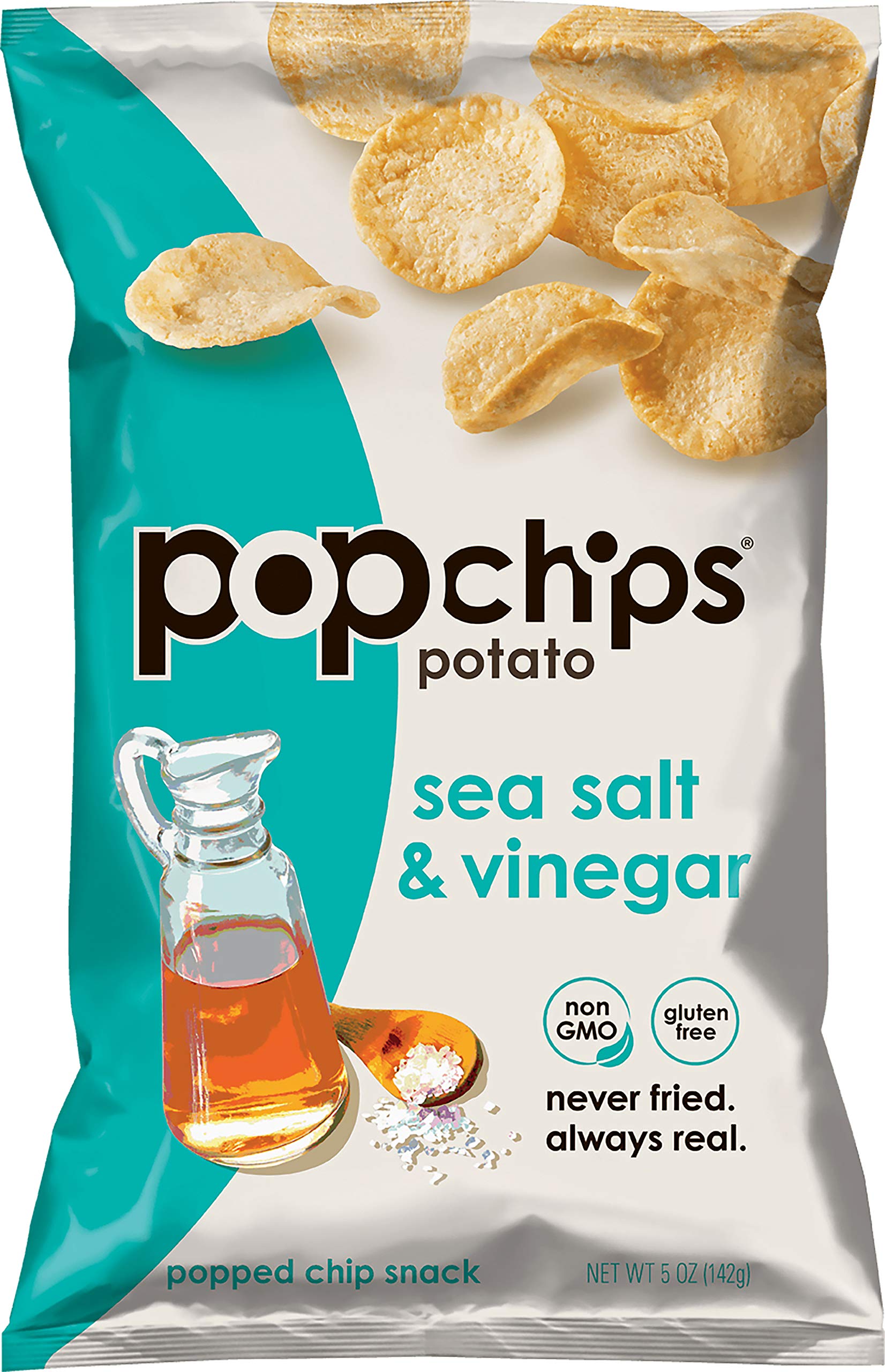 Pop Chips Salt & Vinegar 5oz 12ct Empire Snack Distributors